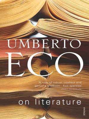 cover image of On Literature